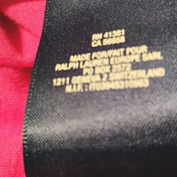 Ralph Lauren Girls 6X Cargo Pocket Soft Knit Shirt Roll Tab Sleeves Fuchsia Pink - Picture 12 of 13